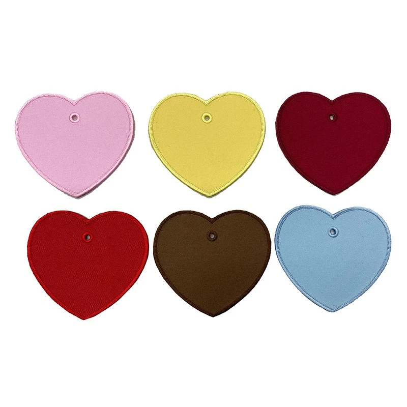 Heart Twill Fabric Keychain/key Ring/key Tag best