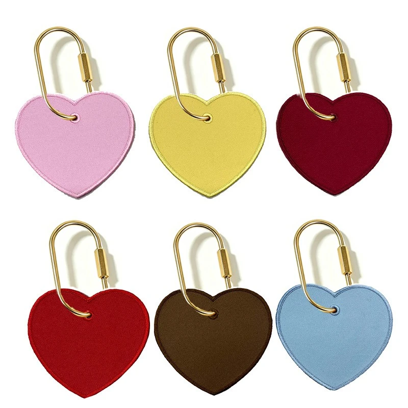 Přívěšek na klíče/přívěšek na klíče/přívěsek na klíče z tkaniny Heart Twill